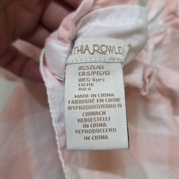 Pink Gingham Set with Ruffled Skirt - Picture 5 of 6